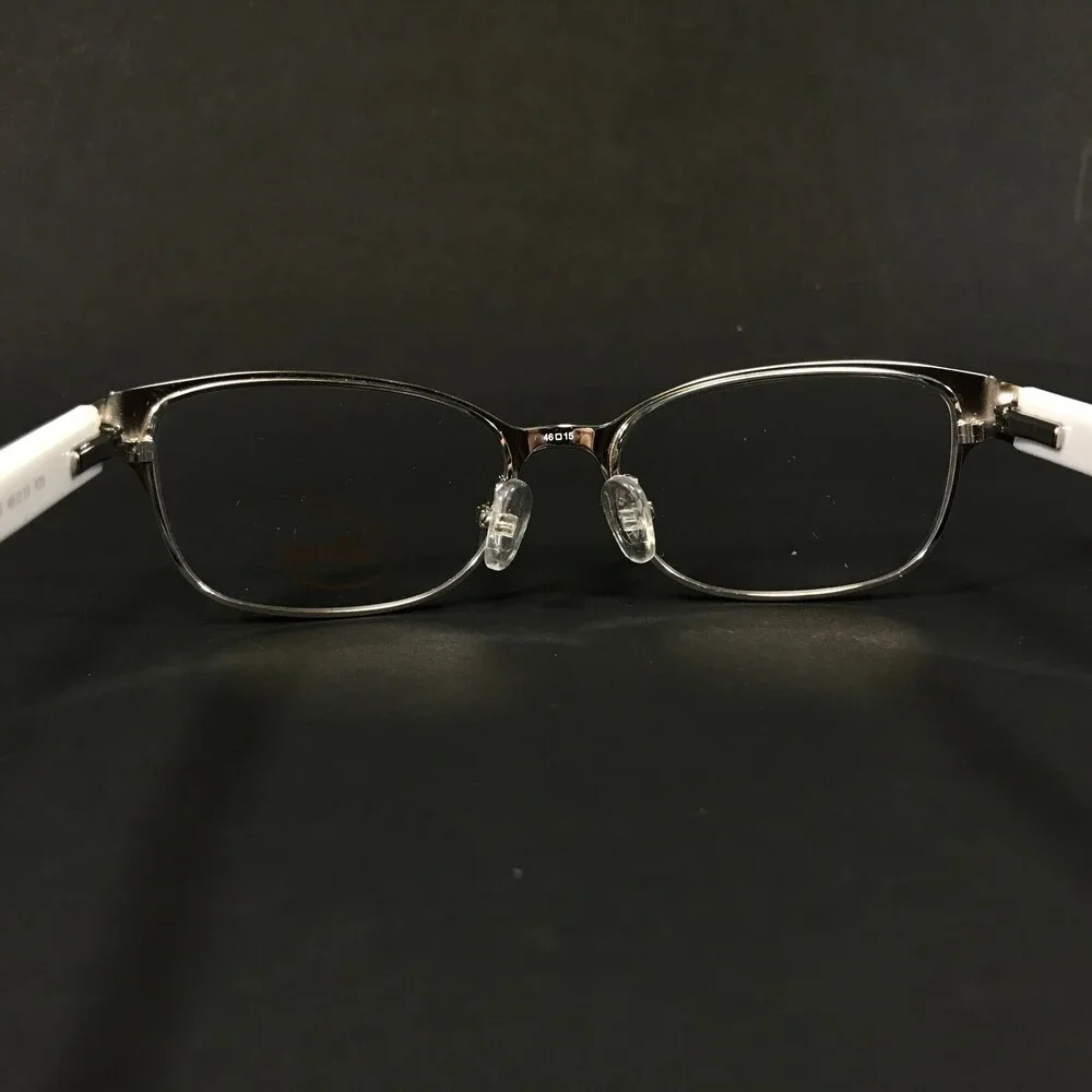 Disney Girls Eyeglasses Frames Kids 3E 1009 3176 White Pink Rose Gold 46-15-125